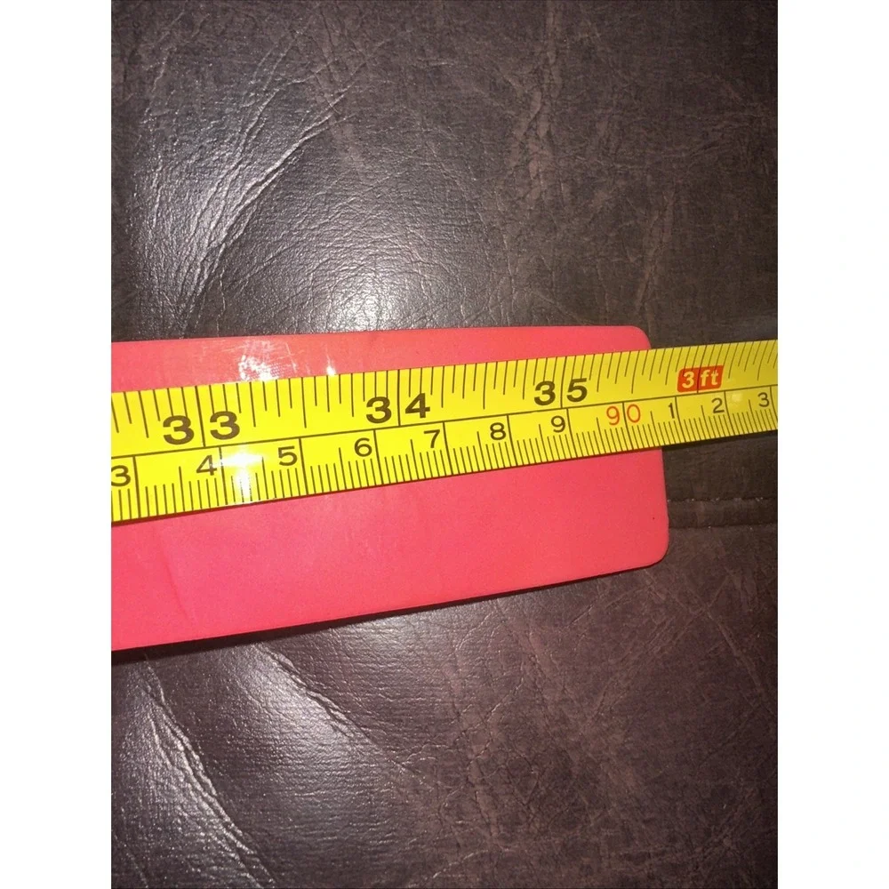 VERSACE H&M PINK PATENT LEATHER BELT SIZE US Small‎ *See Flaws*